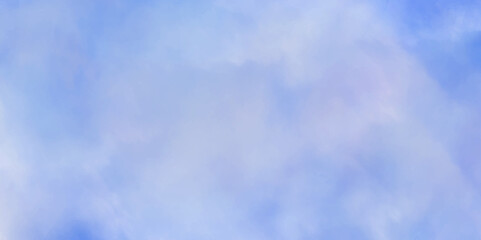 blue sky with cloud watercolor heaver light sunny space background.
