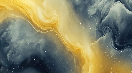 Subtle yellow and grey abstract texture with light speckles for backgrounds