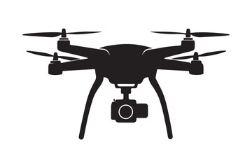 Drone silhouette  vector bundle illustration, Drone silhouette