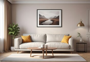 Photo modern style interior room 3d illustration