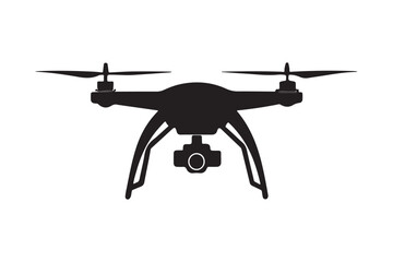 Drone silhouette  vector bundle illustration, Drone silhouette