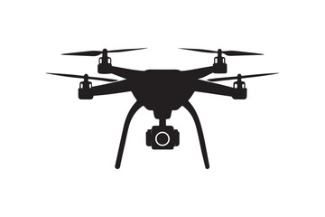 Drone silhouette  vector bundle illustration, Drone silhouette