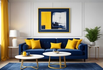 Fototapeta premium Photo modern style interior room 3d illustration