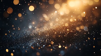 Obraz premium Blurred light white and silver glitter background, Beautiful background bokeh blur