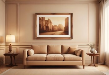 Photo modern style interior room 3d illustration