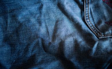 Naklejka premium 美しいジーンズの背景