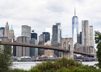 Naklejka premium Bridge New York city