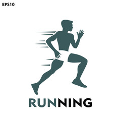 running man silhouette