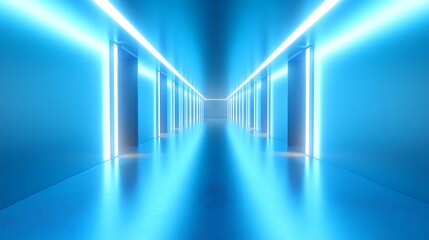 Fototapeta premium Abstract Blue Glass Texture