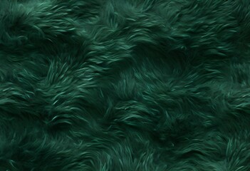 Fototapeta premium Deep Green Plush Fabric Texture – Warm and Cozy Feel for Holiday Decor