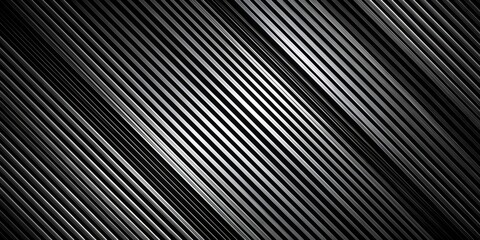 Obraz premium Abstract Diagonal Lines in Black and White A Minimalist Composition of Parallel Stripes