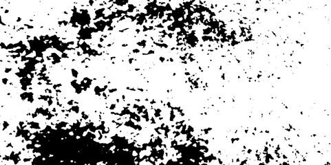Dirt messy splash overlay and Black and white Dust overlay distress grungy effect paint. Black and white grunge seamless texture. Dust and scratches grain texture on white and black background.