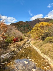 Panoramic view of Mungyeong Saejae outdoor studio in Mungyeong, Korea