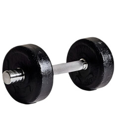 A dumbbell  isolated on transparent background, png.