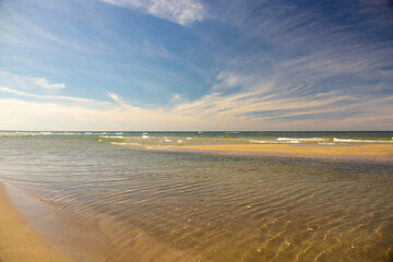 Bałtyk. Zatoka Gdańska. Piaski. © wojwarm