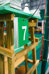 scoreboard for badminton games made of aluminum