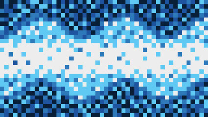 Abstract pixels background of geometric shapes simple flat style. Vector seamless pattern. ready to use for cloth, textile, wrap and other.