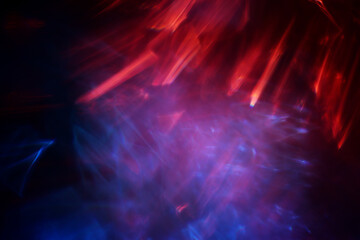 Blurred refraction light, bokeh or flare overlay effect