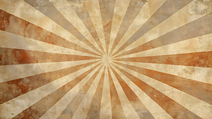 A Study in Rustic Geometry - An Abstract Interpretation of Solar Radiance Through Weathered Orange and Cream Stripes, Creating a Timeless Pattern That Evokes Both Nostalgia and Artistic Modernism