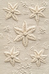 Festive Christmas Embroidery with Trees, Snowflakes, and Holiday Decorations