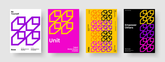 Obraz premium Modern Banner Template. Geometric Report Layout. Abstract Background Design. Business Presentation. Poster. Flyer. Book Cover. Brochure. Pamphlet. Portfolio. Magazine. Catalog. Notebook