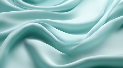 Obraz premium Light teal background with a smooth, airy finish