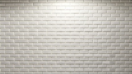 White Subway Tile Wall with Light Beam, Subway Tile , Wall Tile , Background