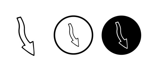 Arrows vectors icon set
