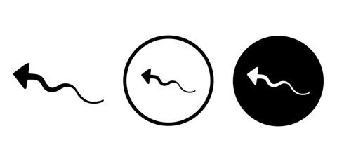 Arrows vectors icon set
