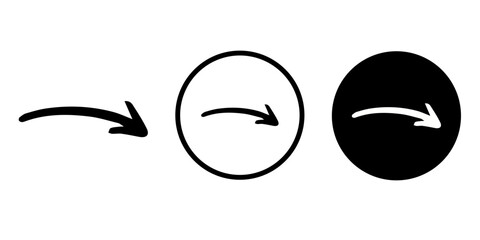 Arrows vectors icon set
