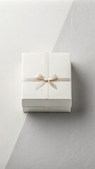 minimalist gift box background