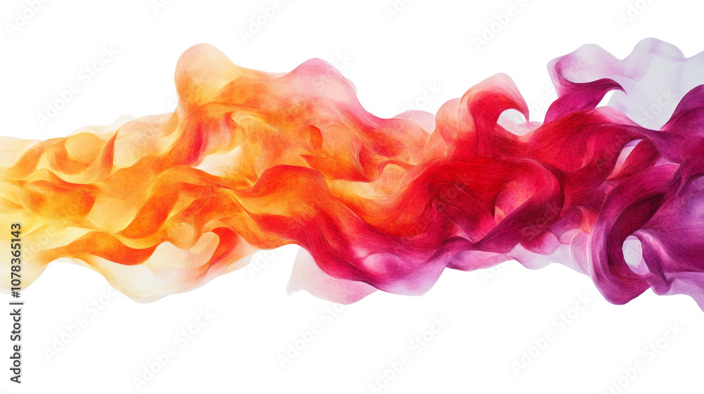 Poster bright and dynamic fire flames isolated transparent background