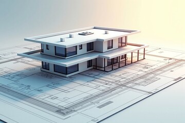 House Plan Project Technical Drawing