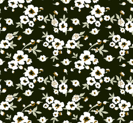 Abstract flower blooming design. Pattern with floral seamless pattern.

