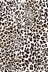 Leopard skin pattern, animal skin Seamless design