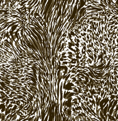 Leopard skin pattern, animal skin Seamless design