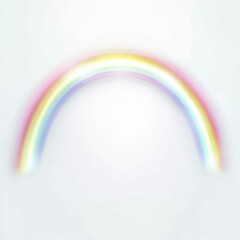 A rainbow arch on a white background.