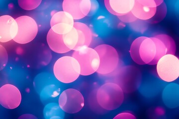 Glowing pink and blue abstract pattern