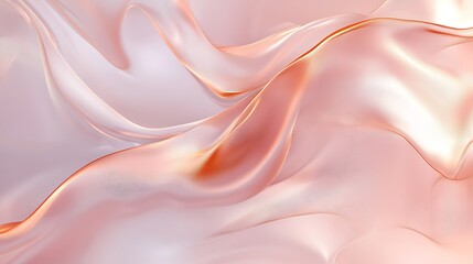 Obraz premium Soft rose gold background with light smoke haze and a warm glow