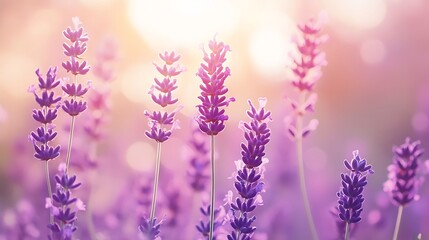 Obraz premium Soft lavender gradient for calm and peaceful background designs