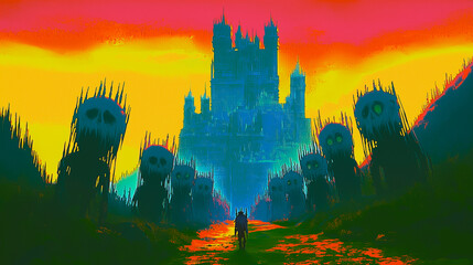 Color Denoised | JPG Artifact Free | Sweet As Hell Designs' Signature Textures | One-Of-A-Kind Color Blended | Fantasy Art Key Frame | Animation Ready