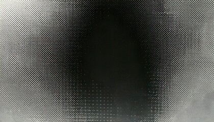 Abstract halftone with black and white gradient. Grunge texture for blend effect. Generated image
