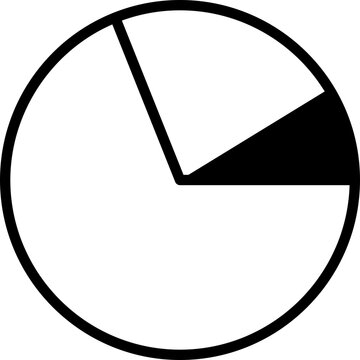 recommend clip art: Pie chart finance concept outline illustration