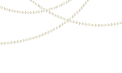 White pearl beads necklaces background.  vector white strings of pearls, Wedding theme. vector illustration. EPS 10