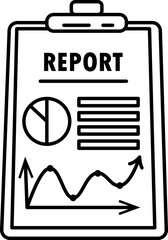 Data report concept illustration