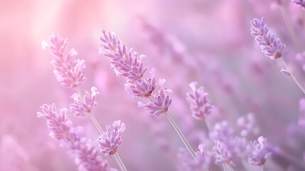 Fototapeta premium Soft pinkish lavender background with a pastel appearance