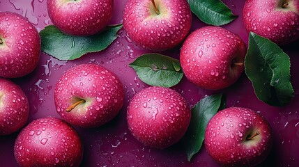 national apple day background concept copy space