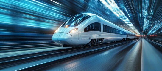 Fototapeta premium High Speed Train Blur