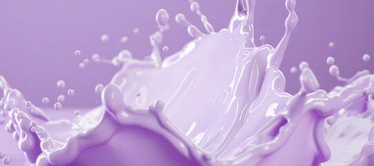 splash of grape milk background, thick, sweet 3