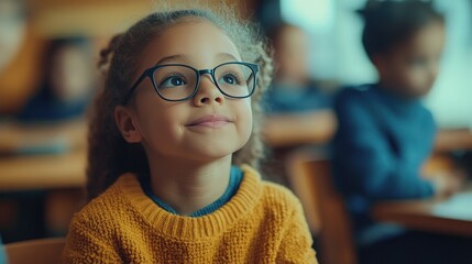 Students with dyslexia using text-to-speech tools in a digital classroom, educational content read aloud to assist in reading comprehension."